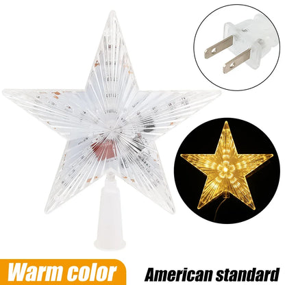 Sterrenstraling – LED Kerstster voor de Boomtop van 17 x 18 cm