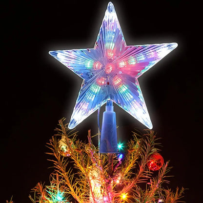 Sterrenstraling – LED Kerstster voor de Boomtop van 17 x 18 cm