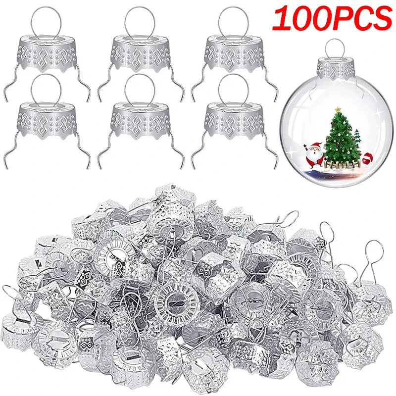 Kerstbal Ophangdoppen – 100 Stuks van 14 mm voor Kerstversiering