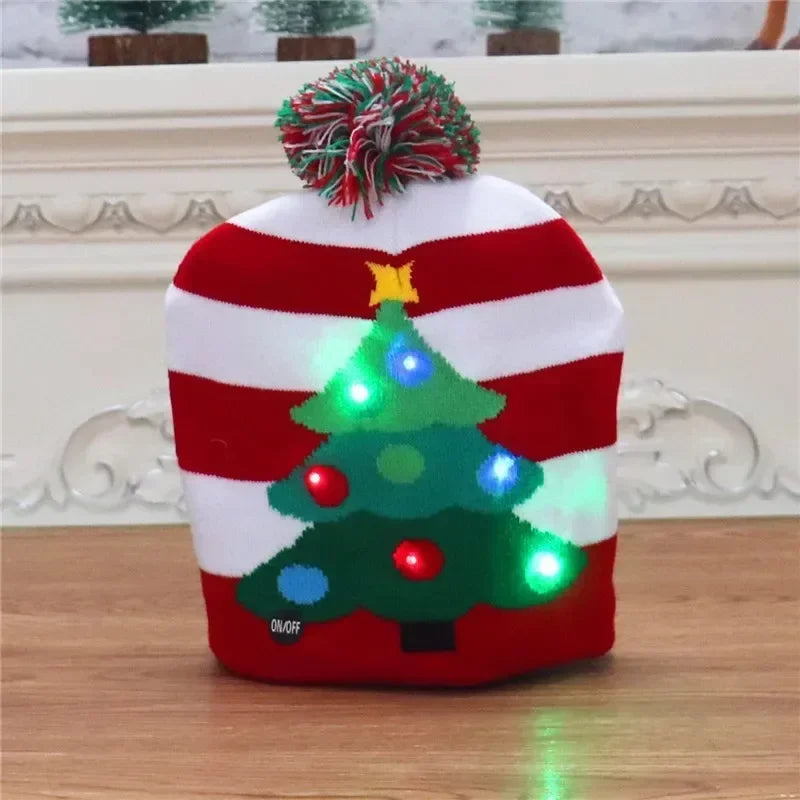 Feestlicht LED Kerstmuts – Feestelijke Muts met Verlichting