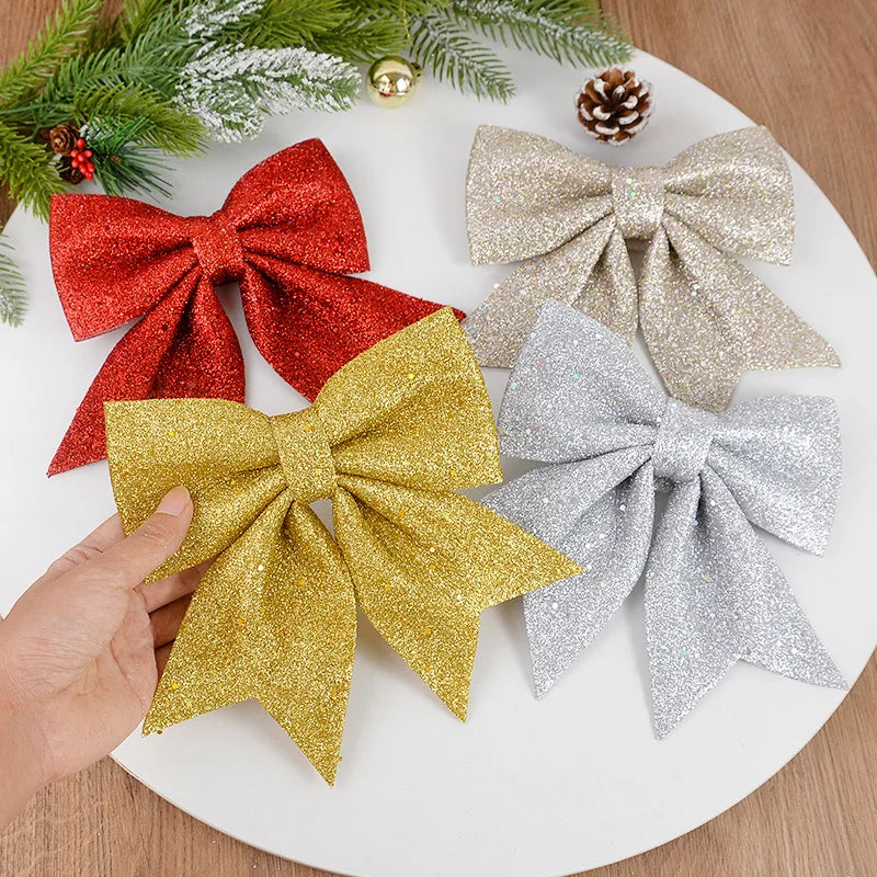 Glittersiera – Kerststrik 21 cm voor Kerstboom en Feestdecoratie