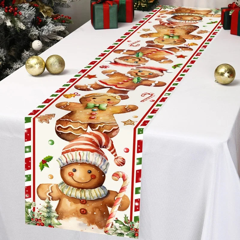 Peperkoekpret Kersttafelloper – Feestelijke Tafeldecoratie