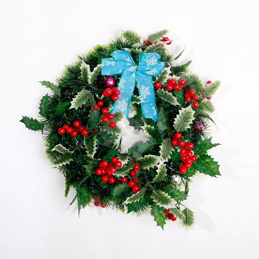 Kerstslinger – 2 Meter Feestelijke Decoratie met Bessen en Bladeren