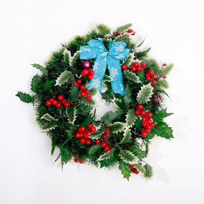 Kerstslinger – 2 Meter Feestelijke Decoratie met Bessen en Bladeren