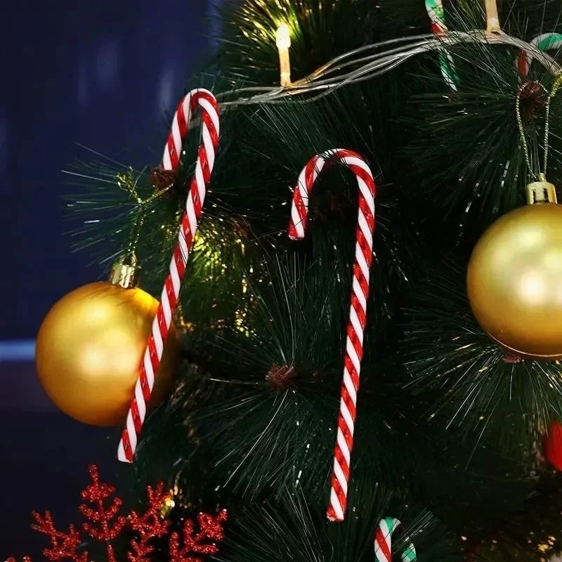 Kerst Zuurstokken – Set van 10 of 20 Kerstboom Hangers van 15 cm
