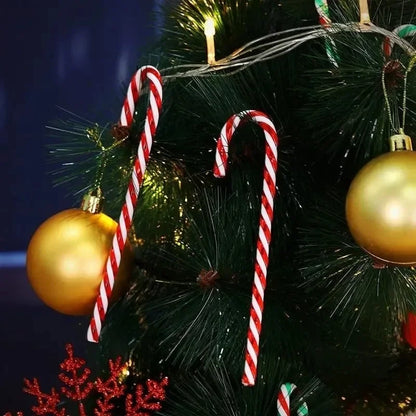 Kerst Zuurstokken – Set van 10 of 20 Kerstboom Hangers van 15 cm