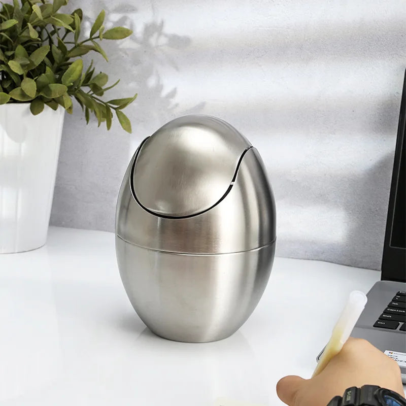 LunaMini Tafelafvalbak 1,5L – Compacte Prullenbak met Deksel