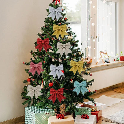 Glittersiera – Kerststrik 21 cm voor Kerstboom en Feestdecoratie