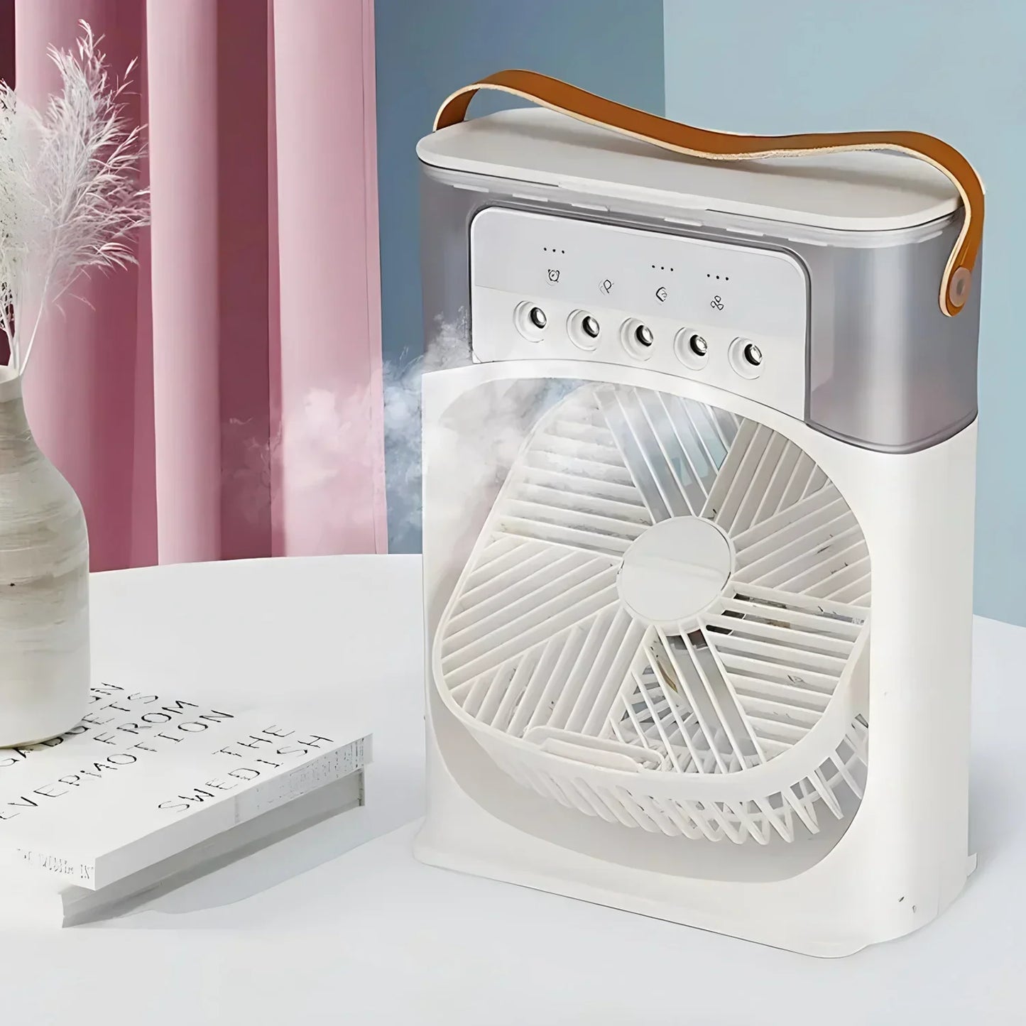 CoolMist Compacte 3-in-1 Luchtkoeler met LED en Watertank