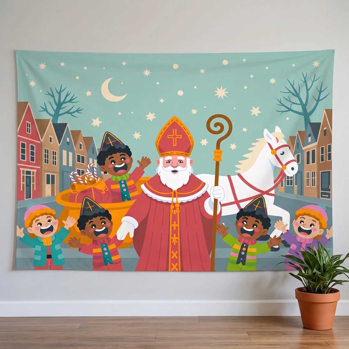 Sintdecor – Sinterklaas Fotografie Achtergrond 180 x 230 cm