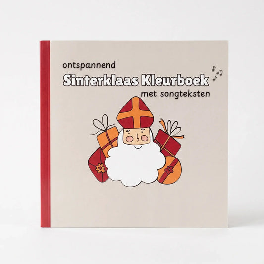 Sintkleurpret – Sinterklaas Kleurboek met Liedjes voor Kinderen