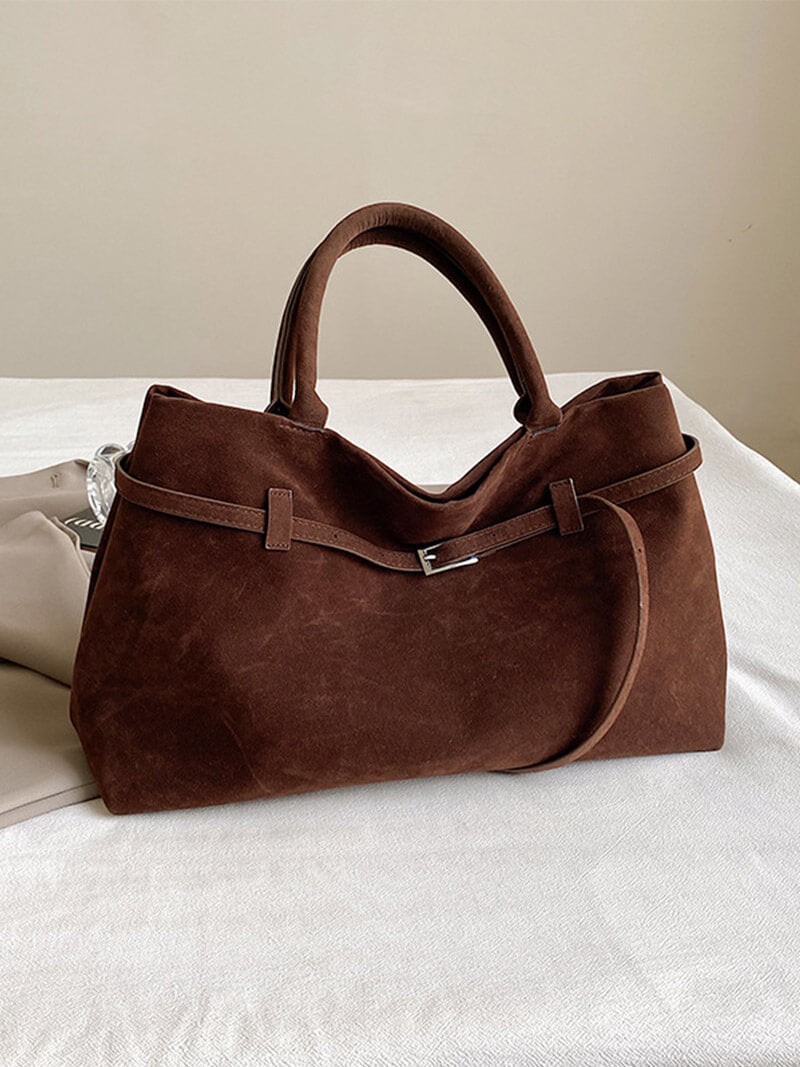 Livia | Luxe Suède Dameshandtas Ruim en Elegant voor Elke Dag