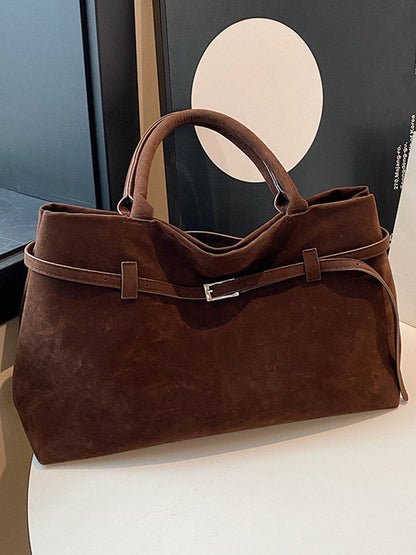 Livia | Luxe Suède Dameshandtas Ruim en Elegant voor Elke Dag