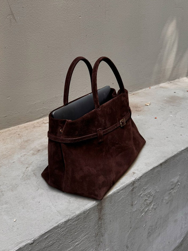 Livia | Luxe Suède Dameshandtas Ruim en Elegant voor Elke Dag