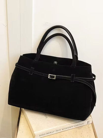 Livia | Luxe Suède Dameshandtas Ruim en Elegant voor Elke Dag