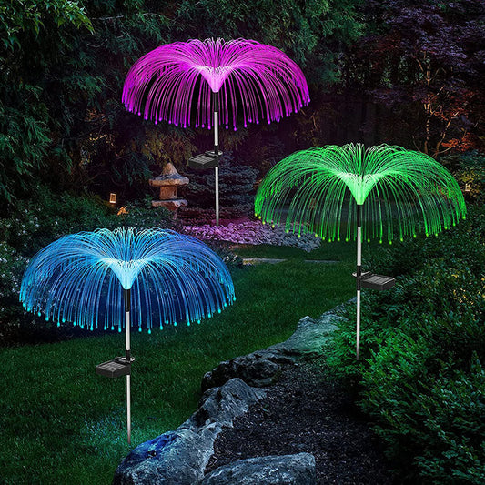 Zevenkleurige Tuinlamp – Decoratieve LED Buitenverlichting