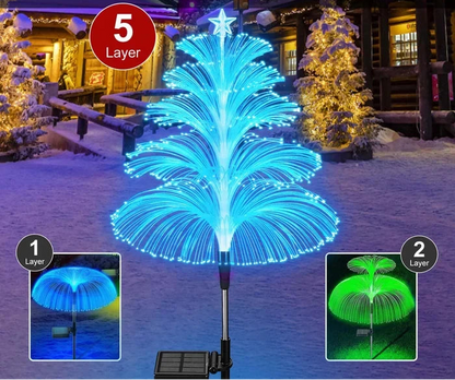 Maren Solar Kerstboomverlichting – 7-Kleurige LED Tuinverlichting