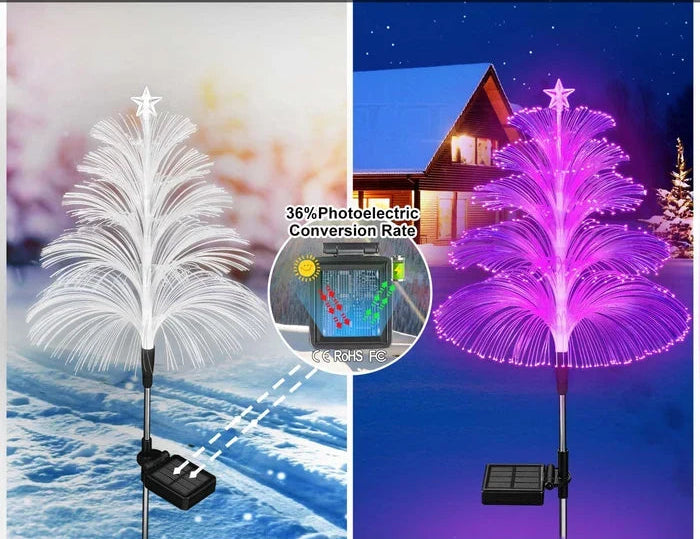 Maren Solar Kerstboomverlichting – 7-Kleurige LED Tuinverlichting