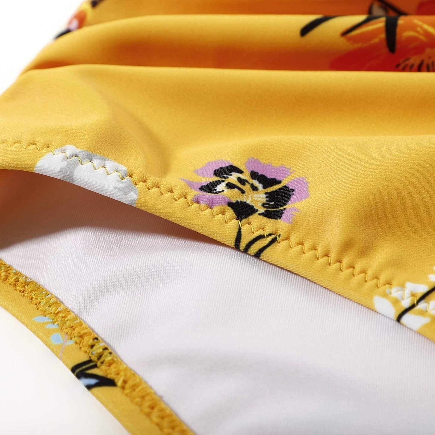 Sienna Dames Bikini Set met Hoge Taille en Bloemenprint