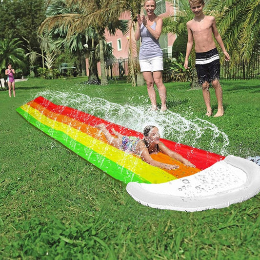 RegenSplash XXL Tuinglijbaan Waterpret Glijmat voor Tuin Speelset