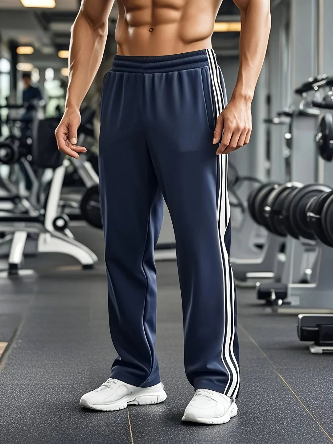 FlexMove Heren Sportbroek – Comfortabele Broek met Trekkoord