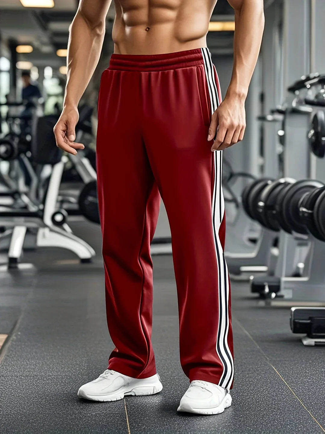 FlexMove Heren Sportbroek – Comfortabele Broek met Trekkoord