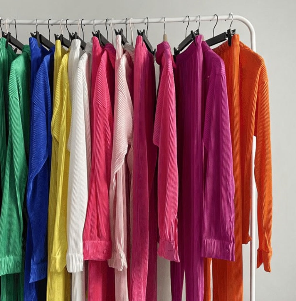 Veloura Dames Tweedelig Pak met Gedrapeerde Broek Set