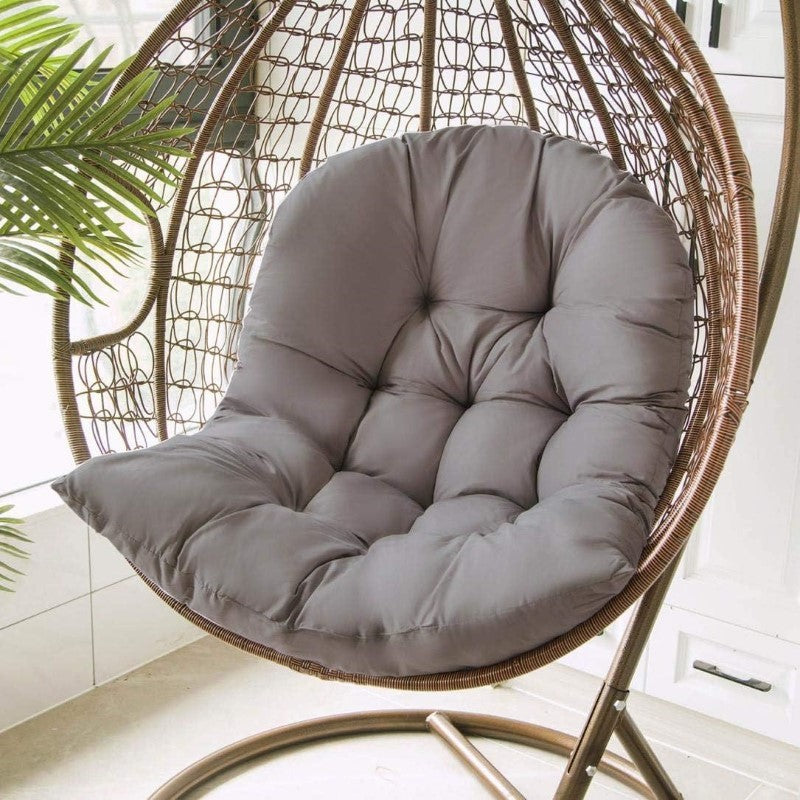 ZitLuxe Tuinstoelkussen 80x120 cm Donkergrijs voor Binnen en Buiten
