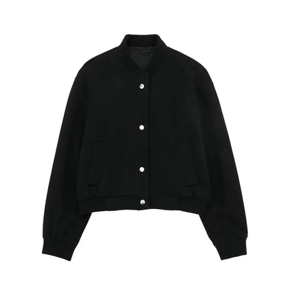 Fleur Dames Bomberjas – Korte Casual Jas voor Lente en Herfst