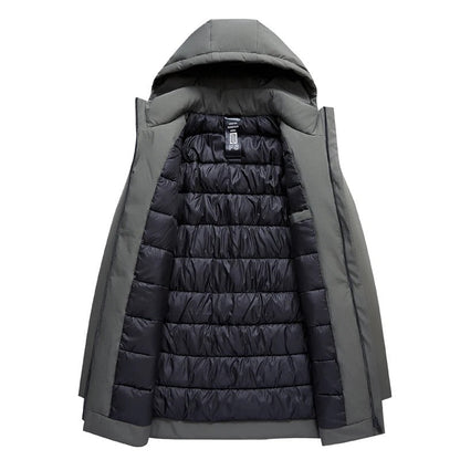 Warme Heren Winterjas Nordvik met Afneembare Capuchon