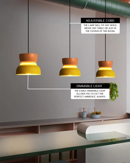 Sculpturale Hanglamp Calyra – Japandi Design in Hout