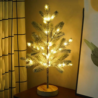 Kunstkerstboom 50 cm met 50 LED-Lichtjes – Tafeldecoratie