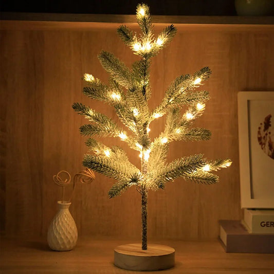 Kunstkerstboom 50 cm met 50 LED-Lichtjes – Tafeldecoratie