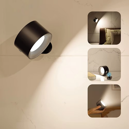 Nordisk Licht – draadloze, oplaadbare en afstandsbediende wandlamp in Scandinavisch design