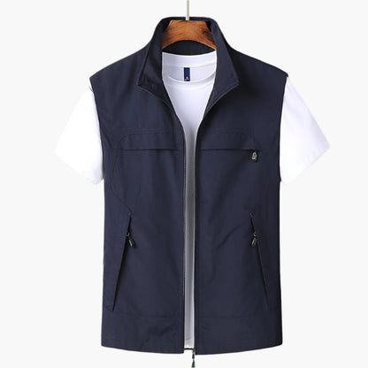 Heren Vest Moderne Casual Stijl Functioneel Zonder Mouwen – Perfect voor Laag-over-Laag en Vrije Tijd
