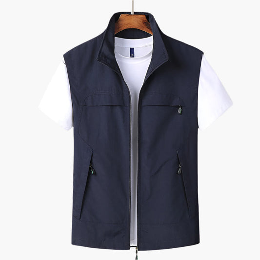 Heren Vest Moderne Casual Stijl Functioneel Zonder Mouwen – Perfect voor Laag-over-Laag en Vrije Tijd