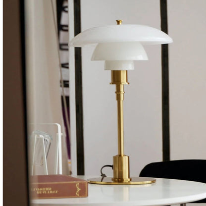 Mila Scandinavische LED Tafellamp – Moderne Glazen Tafellamp