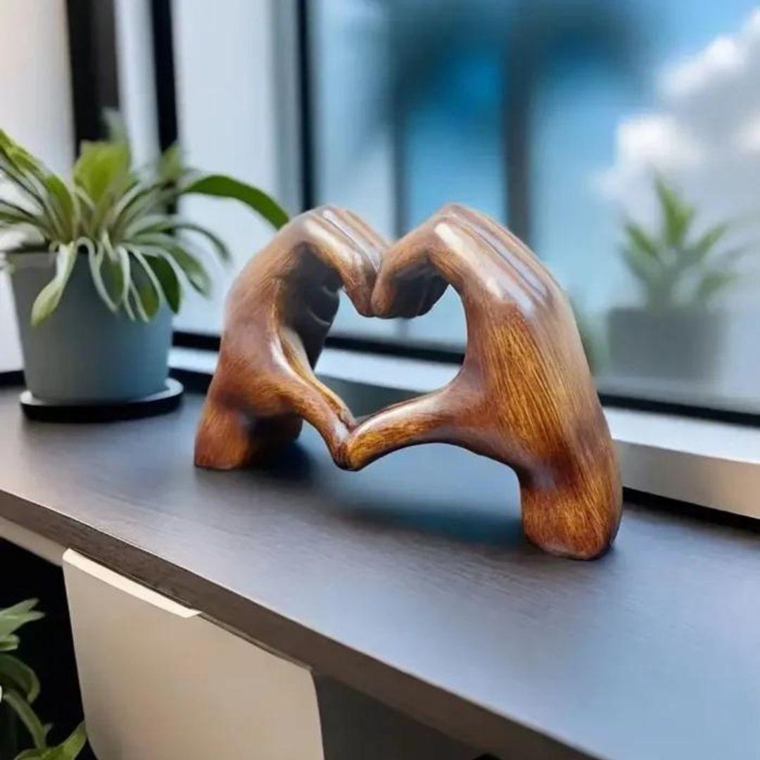 Hartvormige Woondecoratie – Symbolisch Beeld voor Liefde en Verbinding