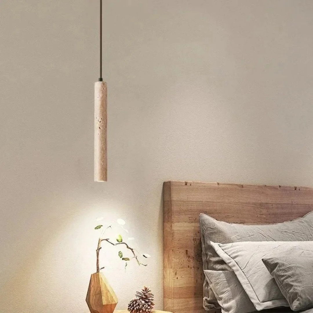Lijnrust – Minimalistische LED Hanglamp in Wabi-Sabi Stijl, 3000 K