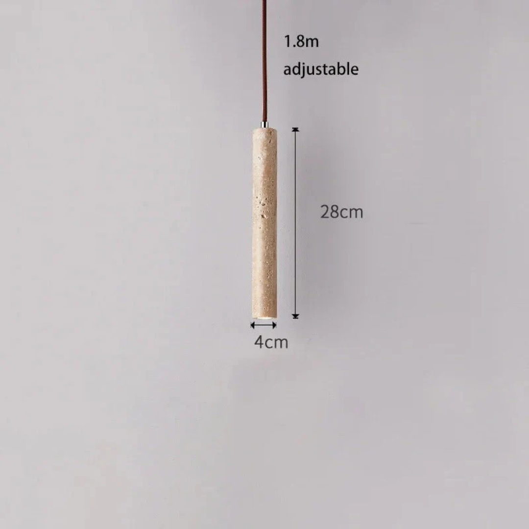 Lijnrust – Minimalistische LED Hanglamp in Wabi-Sabi Stijl, 3000 K