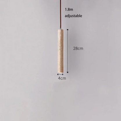 Lijnrust – Minimalistische LED Hanglamp in Wabi-Sabi Stijl, 3000 K