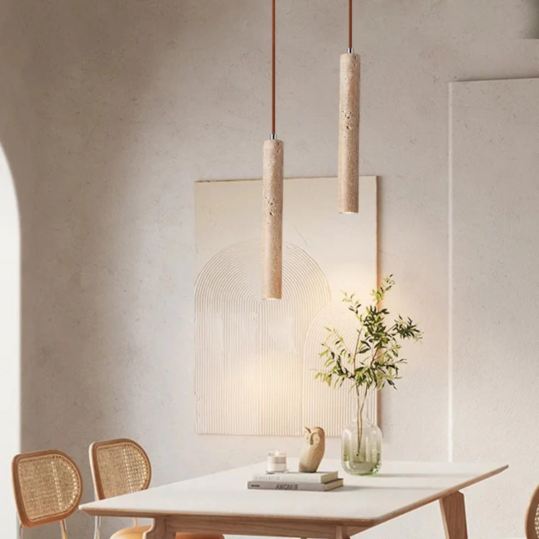 Lijnrust – Minimalistische LED Hanglamp in Wabi-Sabi Stijl, 3000 K