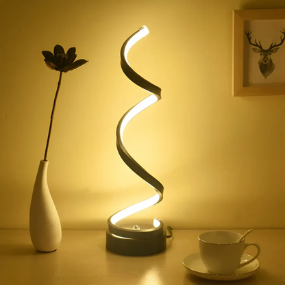Lichtboog – Gebogen LED Bureaulamp met Dimbaar Licht, 19 W