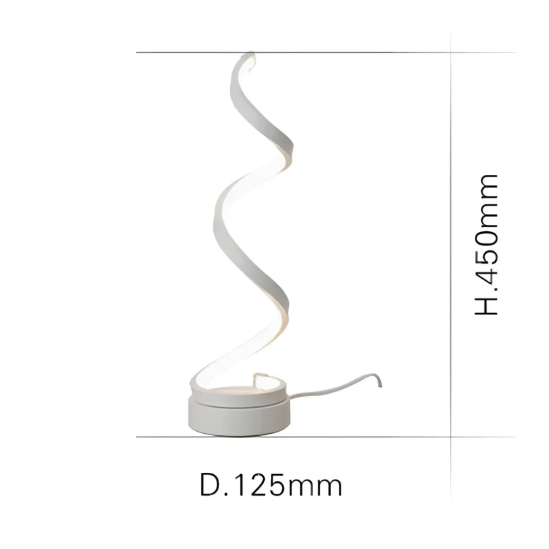 Lichtboog – Gebogen LED Bureaulamp met Dimbaar Licht, 19 W