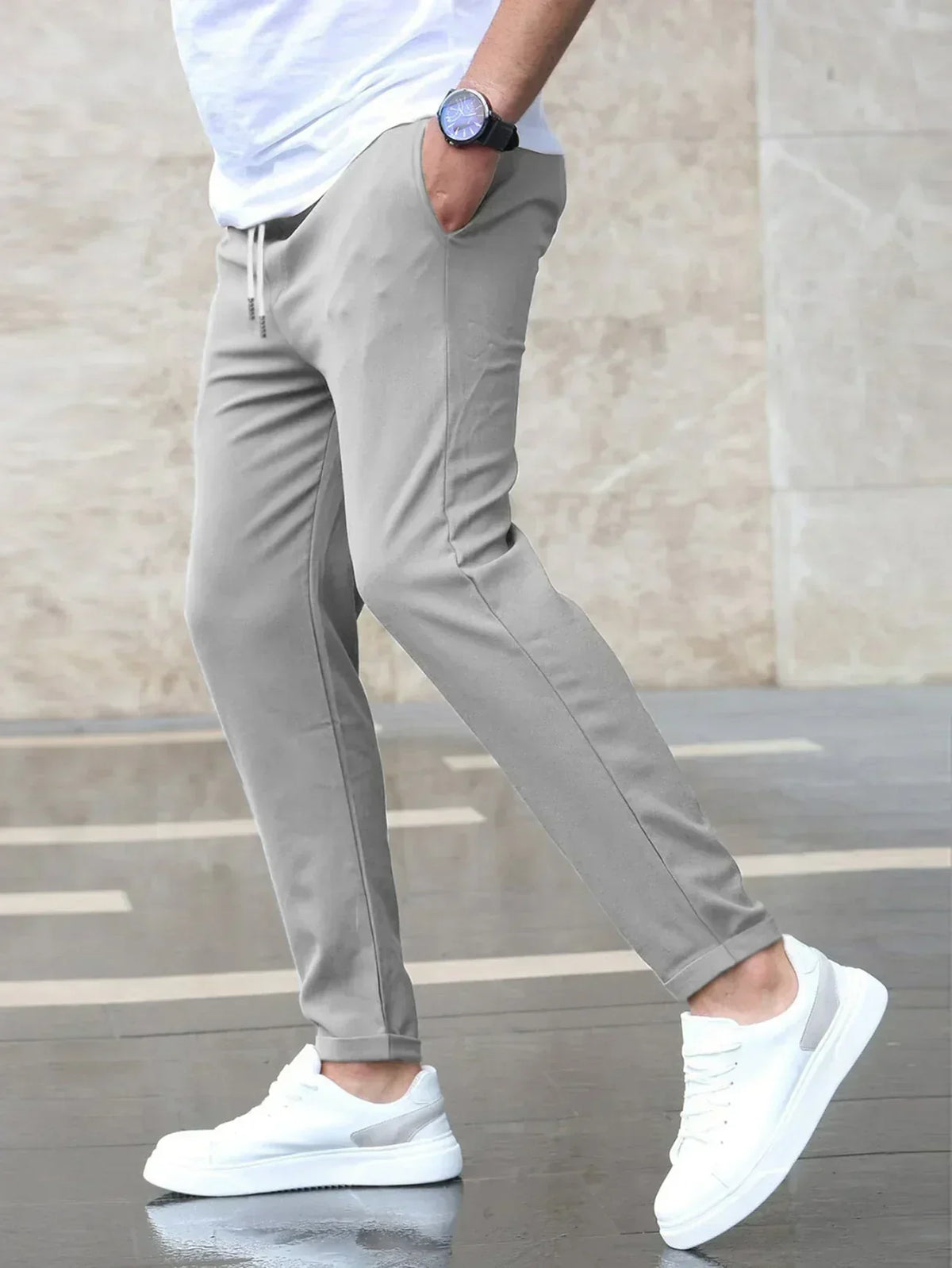 Milan Heren Joggingbroek – Slim Fit Sportieve Broek met Moderne Pasvorm