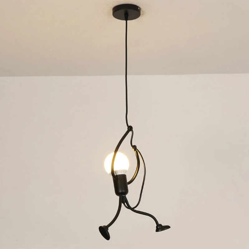 Retro Held Plafondlamp met LED Verlichting voor Kinderkamer