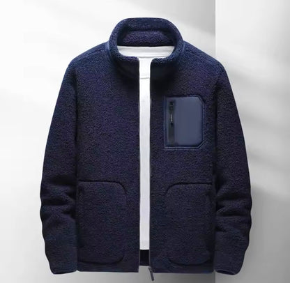 Norvian Heren Fleecejas – Warme Teddy Jas voor Herfst