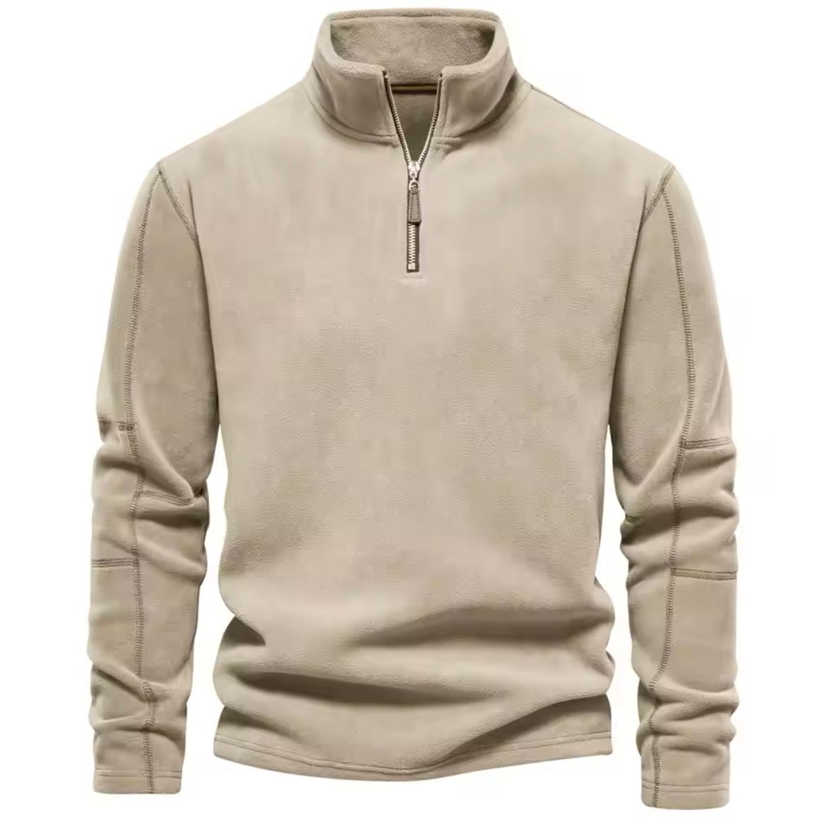 Daan Fleece Trui voor Heren met Hoge Kraag – Warm en Zacht
