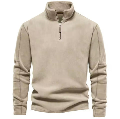 Daan Fleece Trui voor Heren met Hoge Kraag – Warm en Zacht