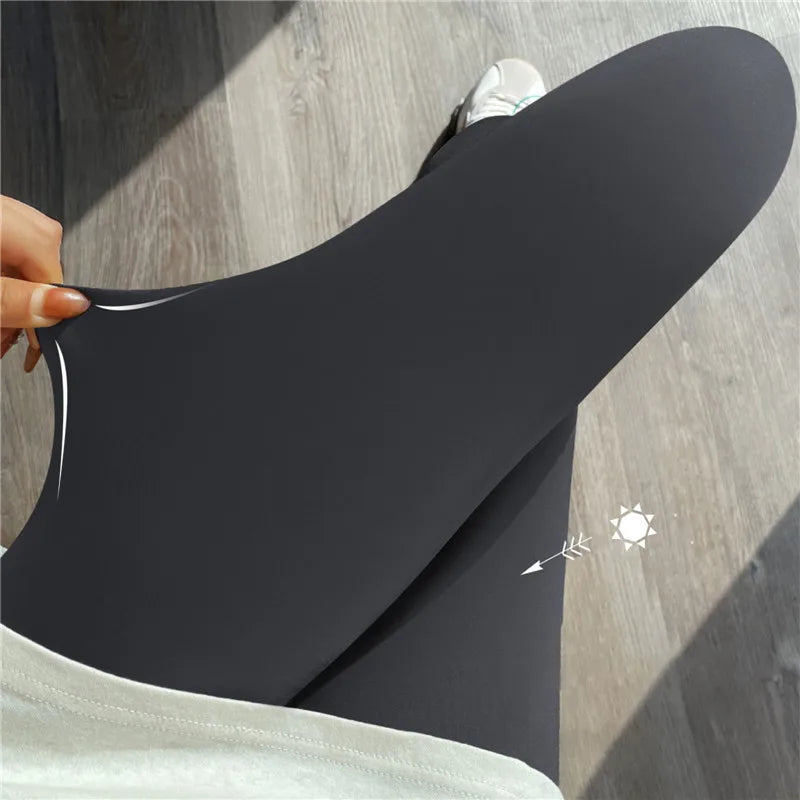 Nora | High-Waist Sportlegging met Zijzakken en Shaping